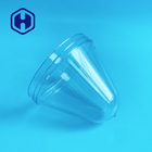 Envases de plástico de boca ancha de 120 mm y 100 g con preforma PET con tapa transparente