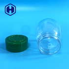 Jarrón de especias de plástico vacío de PET redondo de sal y pimienta pequeña 100 ml tapa de doble 6 agujeros