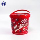 El embalar colorido seguro de las galletas del chocolate del cubo 1340ml de la comida IML