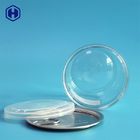 El plástico transparente fácil de los extremos abiertos conserva el tarro redondo plástico hermético apilable