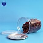 El embalar cilíndrico plástico de los caramelos del bocado de los envases del ANIMAL DOMÉSTICO de la comida enlatada