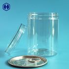Tipo latas 16OZ 500ML de la tapa del tornillo del plástico transparente con el top del aluminio EOE