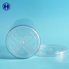 Tinas plásticas redondas durables conservadas cilindro de los envases plásticos de la galleta