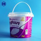 El cubo respetuoso del medio ambiente del yogur IML 5000 ml modifica el etiquetado para requisitos particulares