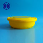 Microwavable reciclables amarillos negros blancos de los envases de plástico de 2000ml IML sacan el cuenco