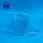 Caja de plástico transparente libre rectangular del ANIMAL DOMÉSTICO 40oz de Bpa ninguna manija