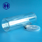 Latas plásticas de Ring Pull Empty Disposable Clear con el empaquetado abierto fácil de la galleta de la tapa