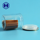 las latas del plástico transparente de 250ml 209# con los cacahuetes abiertos fáciles de aluminio de la tapa pulverizan el empaquetado