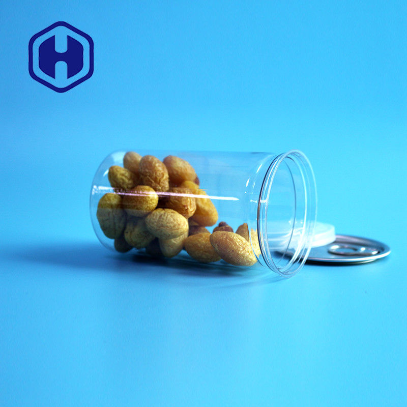 360 ml 12 oz frutas secas especias hermética a prueba de fugas latas de plástico con tapa fácil de abrir