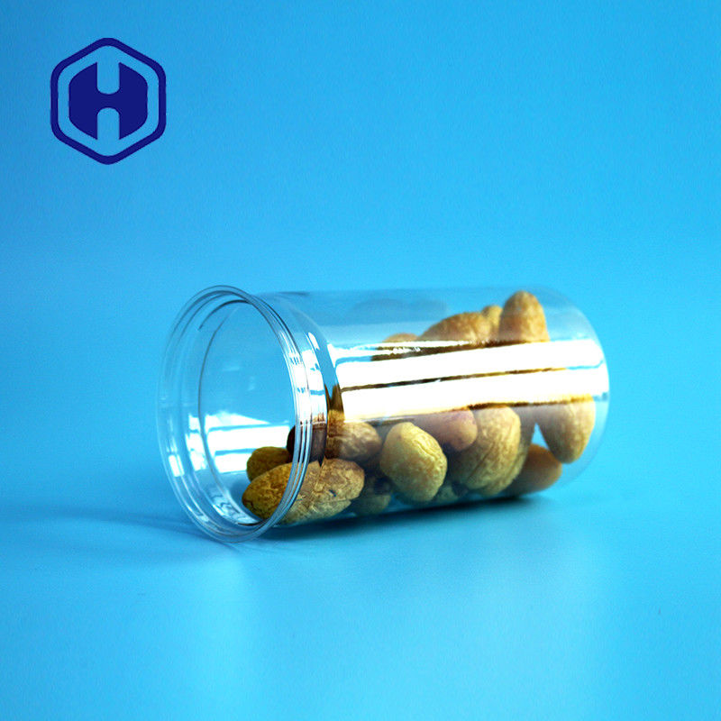 360 ml 12 oz frutas secas especias hermética a prueba de fugas latas de plástico con tapa fácil de abrir