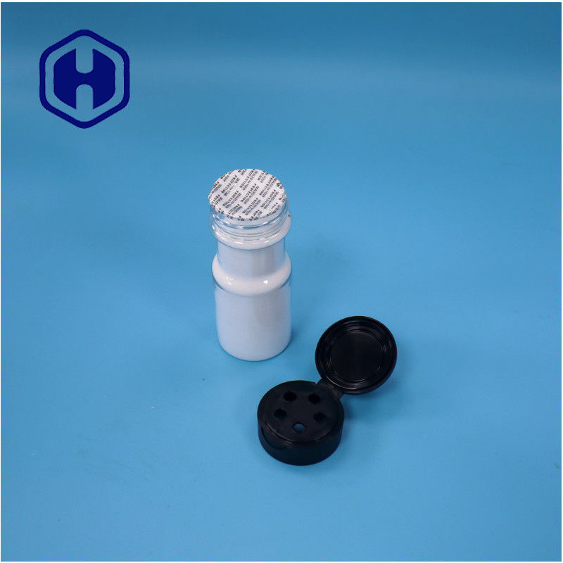 Envases de plástico redondo transparente sal de maíz almidón de grado alimenticio especias