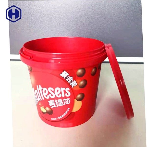 El embalar colorido seguro de las galletas del chocolate del cubo 1340ml de la comida IML