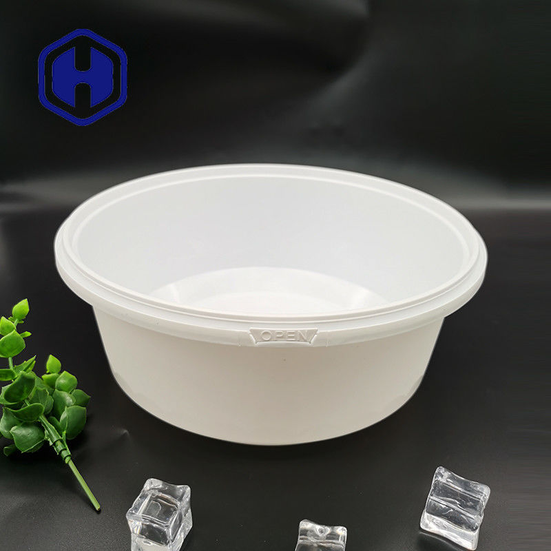 Los alimentos de preparación rápida Thermoformed de IML se llevan la prueba plástica de empaquetado del escape de Tray With Lid 1300ml