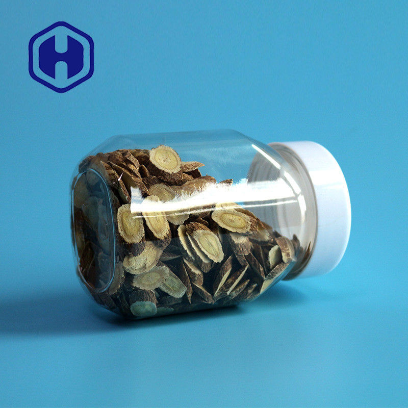 Color transparente de 390ml 13oz de cacahuete del tarro plástico no tóxico de la mantequilla