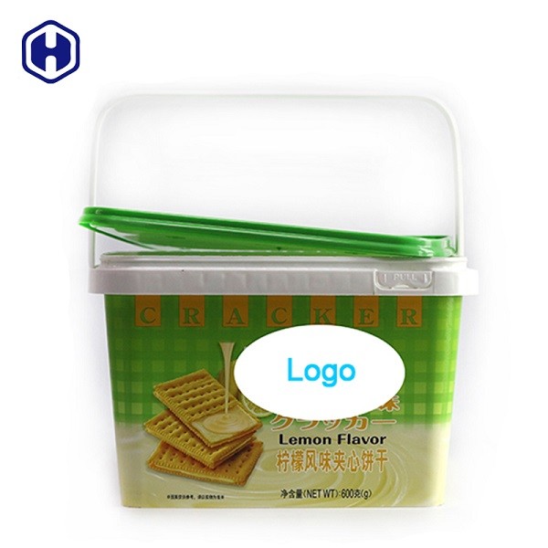 En las tinas plásticas de etiquetado de la torta de la capa del molde respetuosas del medio ambiente