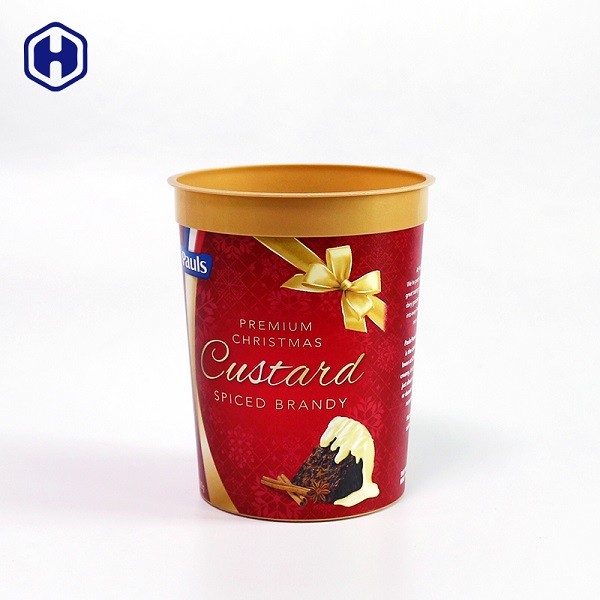 El helado disponible de la taza decorativa comercial de IML ahueca uso del congelador