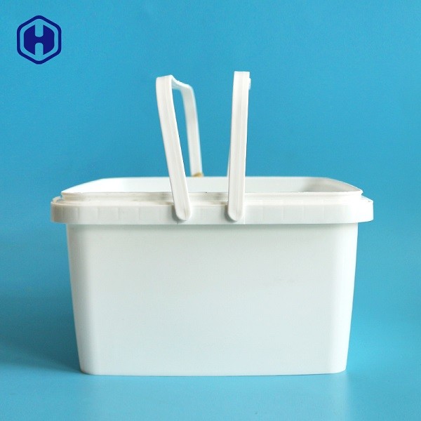 Pequeña impresión a prueba de calor cuadrada Microwavable de los envases de plástico
