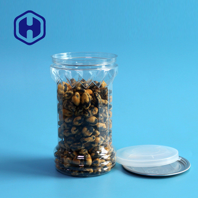 latas seguras del plástico transparente de las habas de la comida de 300# 420ml con el extremo abierto fácil de aluminio