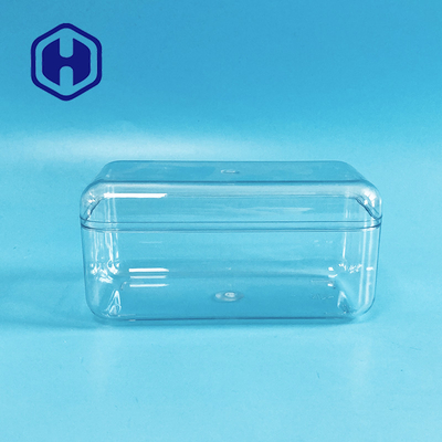 Pastelería de tarta PET cuadrada desechable Caja de plástico para alimentos embalaje transparente