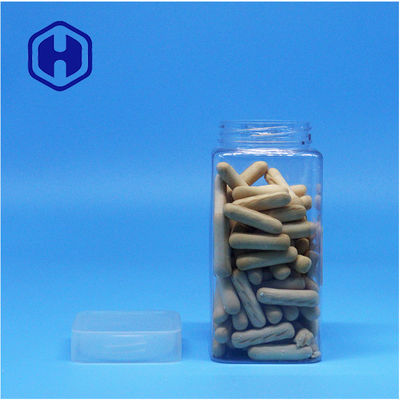 Jarrones de plástico de PET de hoja de cacahuete de mantequilla de cacahuete de gelatina de té de hoja de cacahuete con tapa de tornillo plano