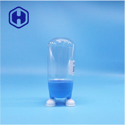 Caramelos de forma única de plástico de grado alimenticio de azúcar galletas de regalo cristal transparente tapa de tornillo elegante