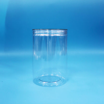 35.5 oz Grado alimenticio Alimentos dulces Nueces cilindro claro redondo PET Jar de plástico clara tapa de tornillo