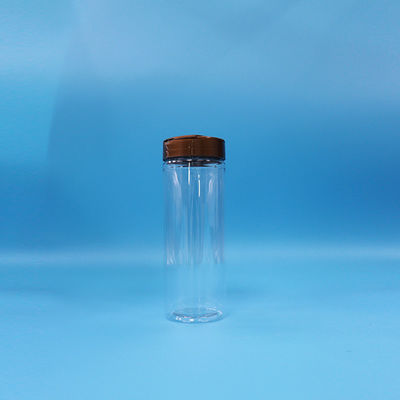 Plastico PET boca ancha redonda transparente Jarrones de especias filtro tapas Pimienta en polvo