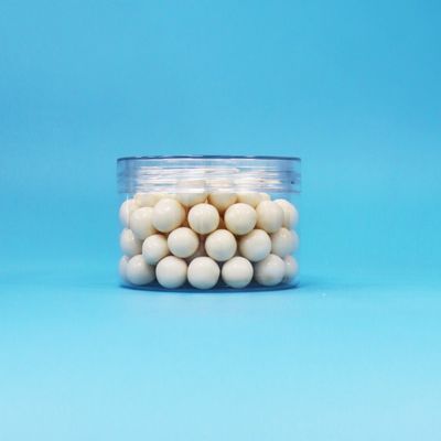 Transparente fácil de abrir cilindro de frutas secas dulces galletas de plástico PET Jar tapa de tornillo