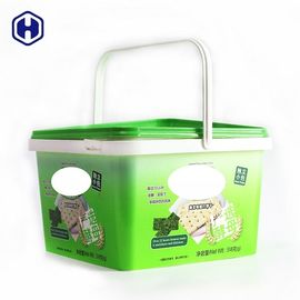 Pequeño rasguño robusto cuadrado reutilizable fuerte de los envases de plástico resistente