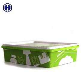 SGS amistoso FDA de Eco de los contenedores de almacenamiento plásticos cuadrados vacíos de la comida certificado