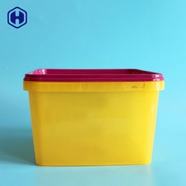 Galletas reciclables de la soda de las tinas de IML que empaquetan los contenedores de almacenamiento de la categoría alimenticia