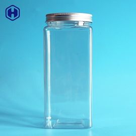 Tóxico reciclable de los tarros plásticos anchos cuadrados robustos durables de la boca no