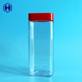 Los envases plásticos de la galleta de la categoría alimenticia secan las latas Nuts del plástico transparente del almacenamiento