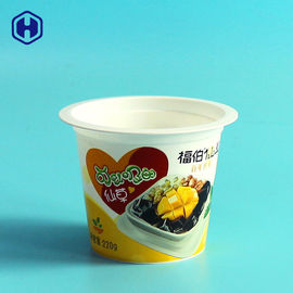 La taza BPA del pudín IML de la cereza libera respetuoso del medio ambiente completamente reciclable