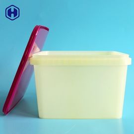 Recicle los cubos cuadrados de la comida de los PP para las galletas/galleta de la soda debajo de 121℃