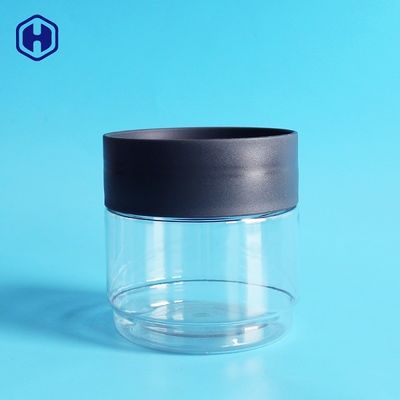 Latas apilables vacías redondas del plástico transparente de 438ml 15oz