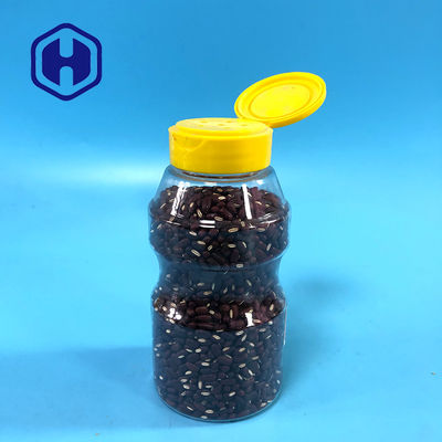 Tarro plástico hermético de encargo de la especia de la ronda 300ml 10oz transparente