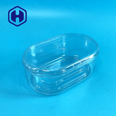 Caja de empaquetado del ANIMAL DOMÉSTICO plástico oval para casarse el caramelo 440ml de la torta de cumpleaños