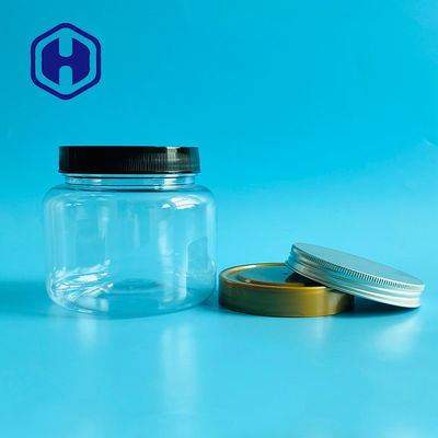 25OZ 750ml alrededor de las galletas del plástico transparente de las galletas sacuden con la tapa del tornillo
