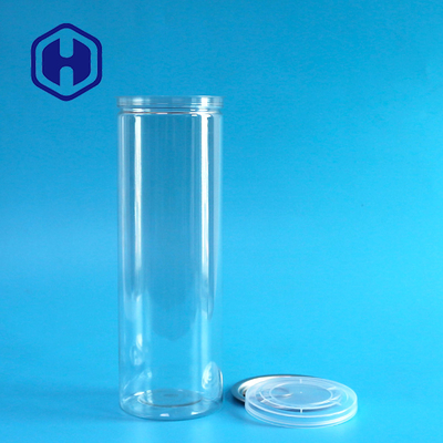 Latas plásticas de Ring Pull Empty Disposable Clear con el empaquetado abierto fácil de la galleta de la tapa