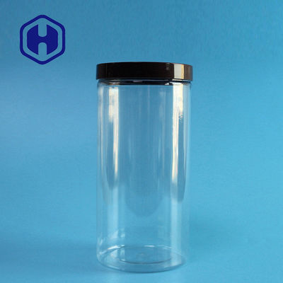 el tarro plástico de la prueba del escape 750ml derecho echó a un lado boca ancha de empaquetado del ANIMAL DOMÉSTICO de la bobina larga clara del alambre