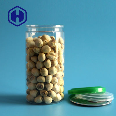 las latas del plástico transparente de 211# 440ml siembran barras de la galleta del chocolate que puede el ANIMAL DOMÉSTICO fácil del extremo abierto