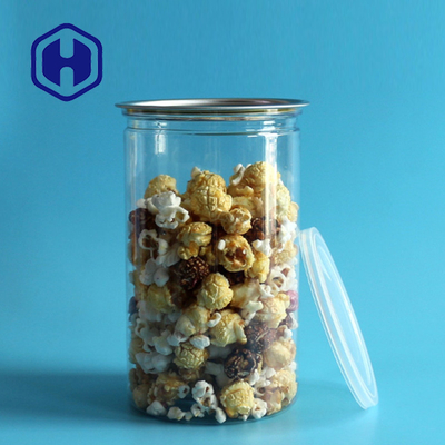 1130ml 401 envases de empaquetado de la ronda EOE de las palomitas plásticas transparentes largas de las tinas