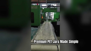 ODM de fabricación de tarros de plástico PET premium