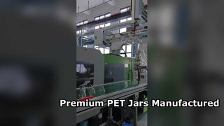 Proceso de fabricación de tarros de plástico PET de alta calidad