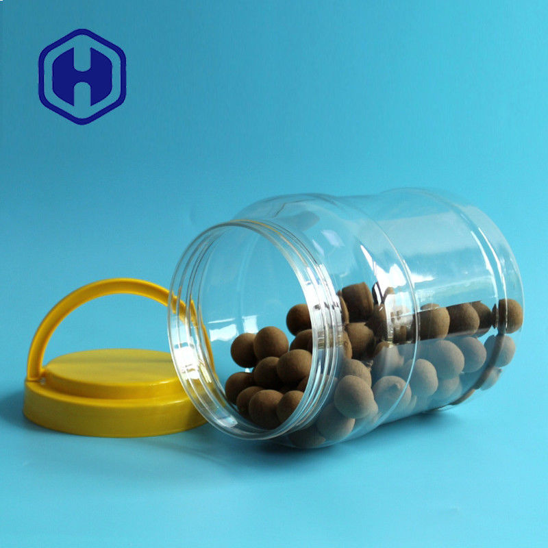 Tarros plásticos grandes de la boca del caramelo ancho de la salmuera con la categoría alimenticia libre de las tapas 80.5oz Bpa