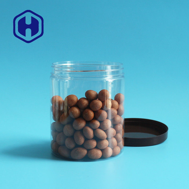 almacenamiento amplio de la comida de las palomitas de los cacahuetes de la boca del tarro del envase de plástico de la prueba del escape de 710ml 24oz