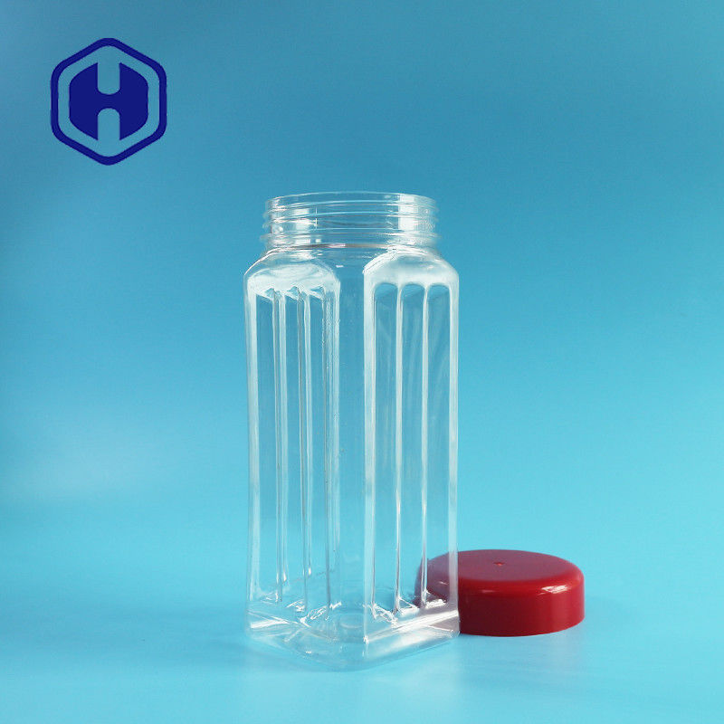 el té perfumado de los anacardos a granel de las nueces del tarro del cuadrado del ANIMAL DOMÉSTICO de la altura de 171m m secó la cubierta plástica vegetal 560ml