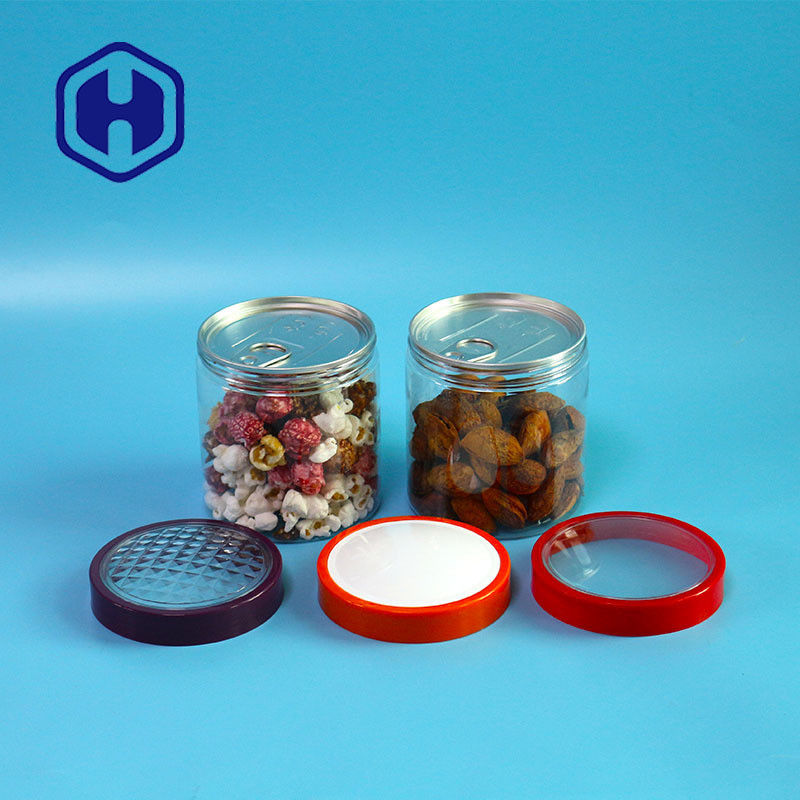 los anacardos de 12.8oz 305# fechan el ANIMAL DOMÉSTICO hermético pueden envase de plástico abierto fácil con el tapón de tuerca