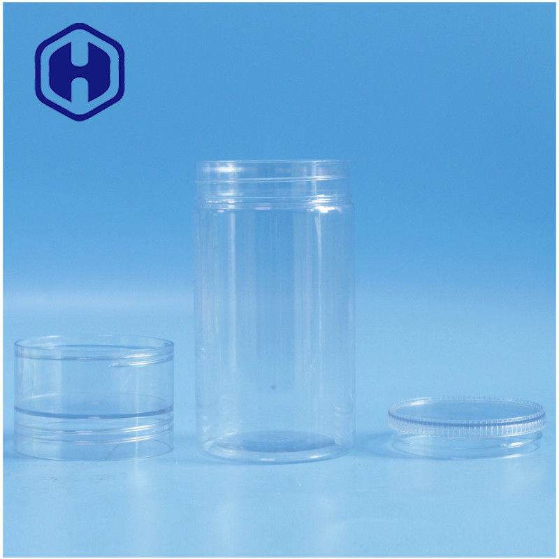 10.9oz Mason Jars Premium Screw plástico 2 en 1 embalaje del atasco del chocolate de las galletas de los alimentos para niños